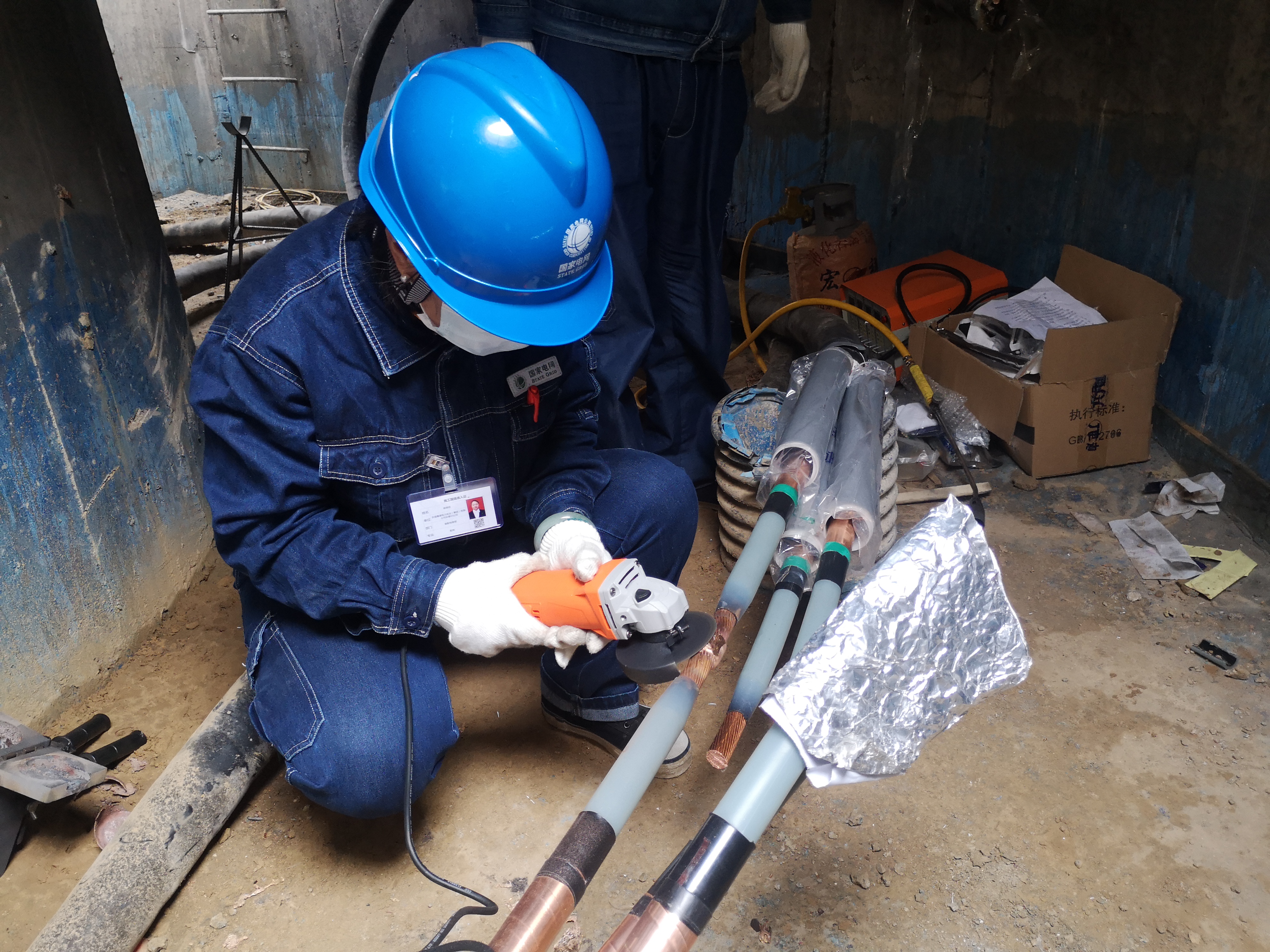 国网长葛市供电公司电缆接头新技术亮剑居民用电更可靠