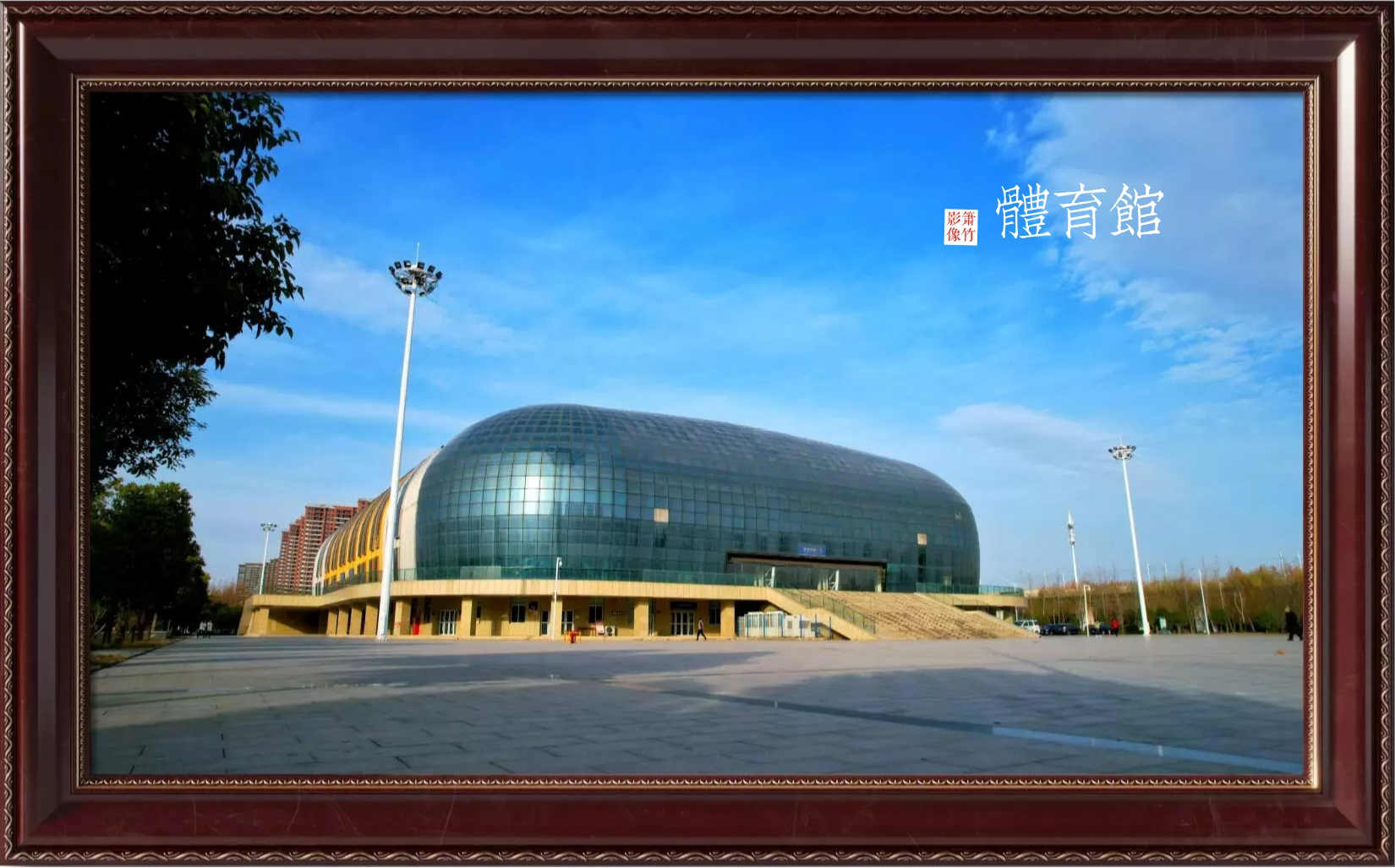 每日一景丨长葛市体育馆
