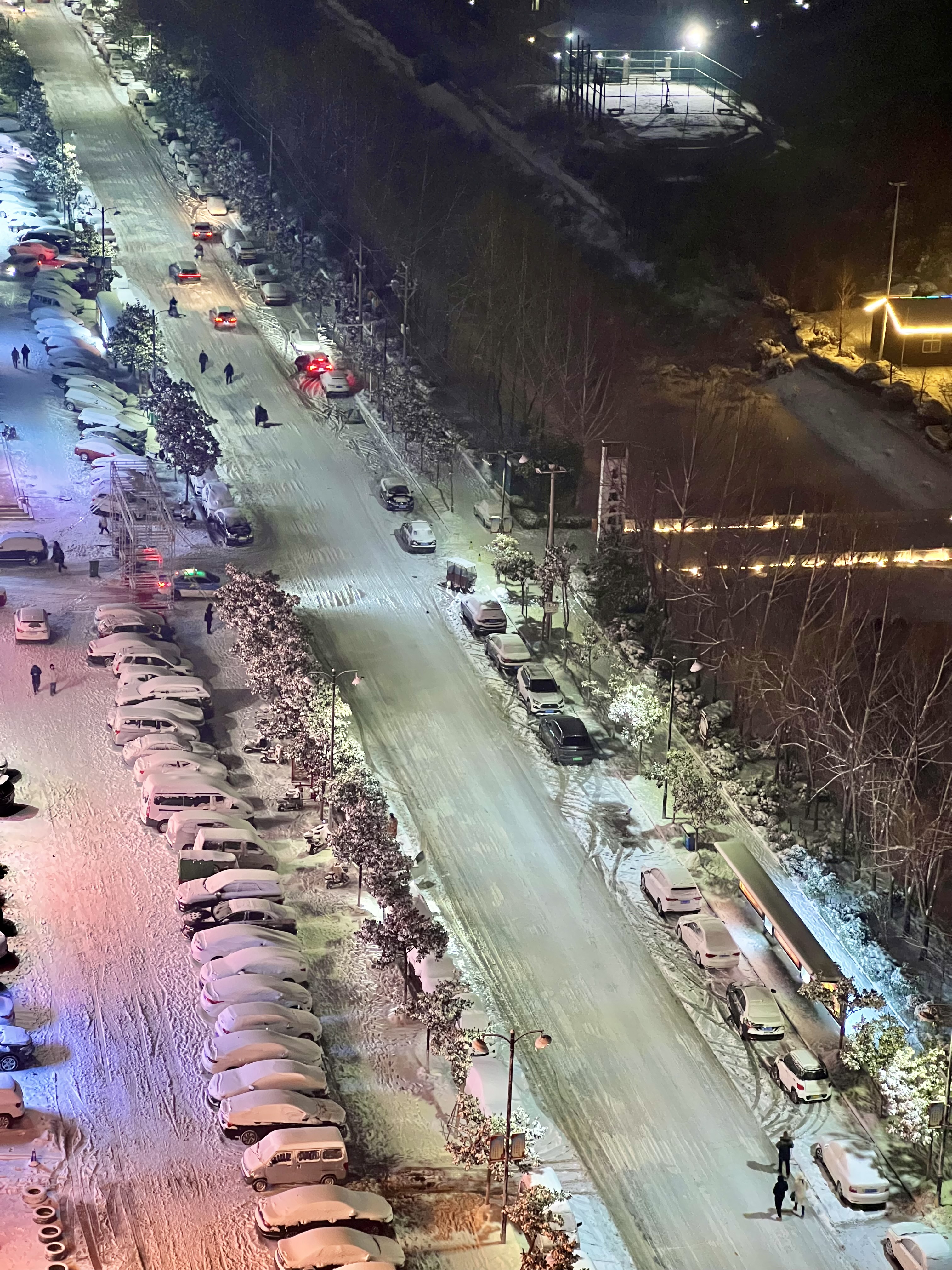 首页>长葛市融媒体中心>正文>2月4日晚9点降雪基本停止不少市民走出