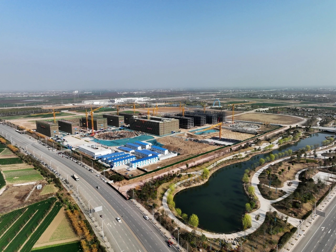 许昌市建安区4个项目参与全市重点项目观摩