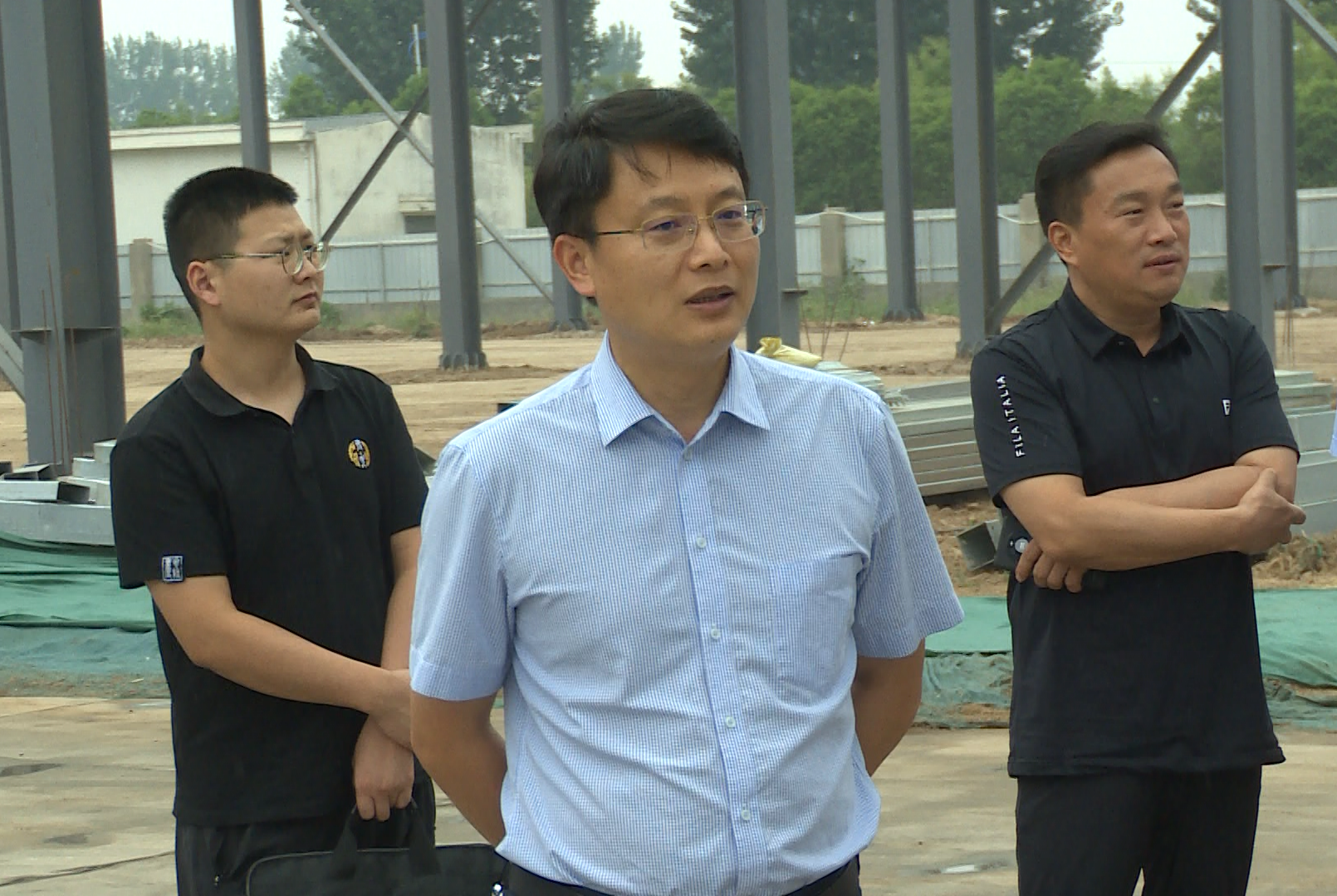 临颍李俊伟调研重点项目和重点企业