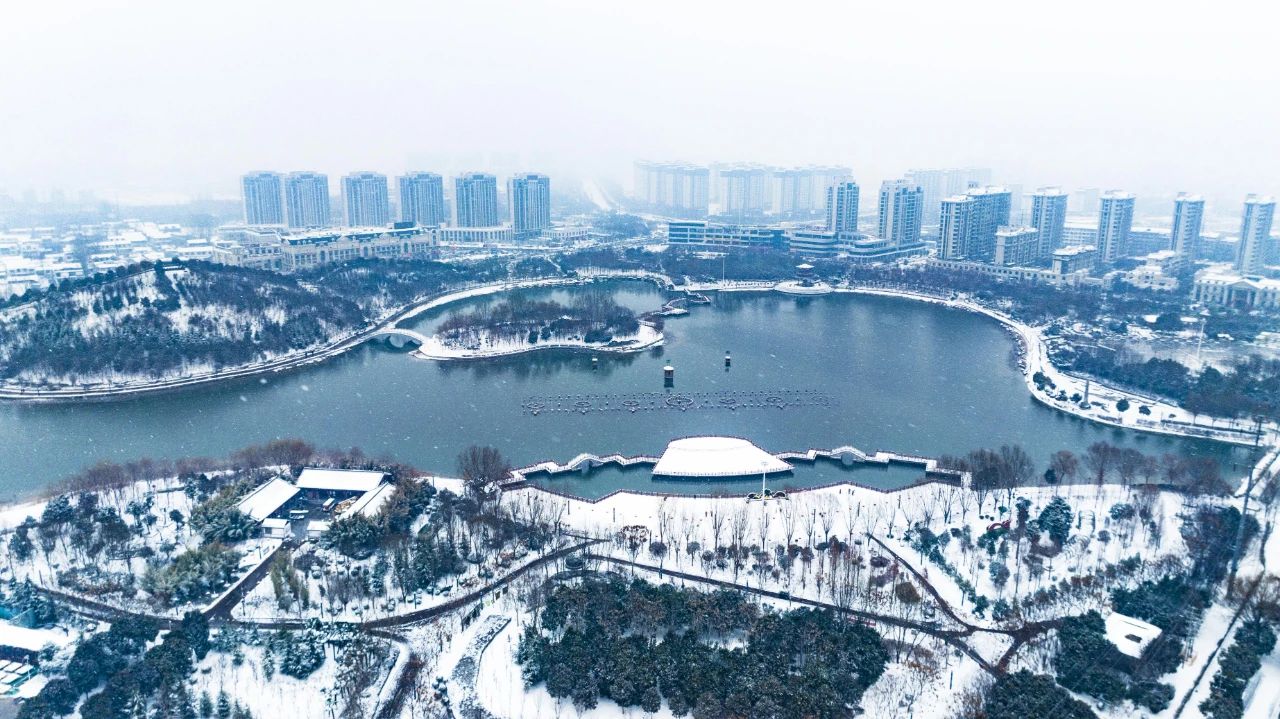 图说鹿邑丨雪景美如画