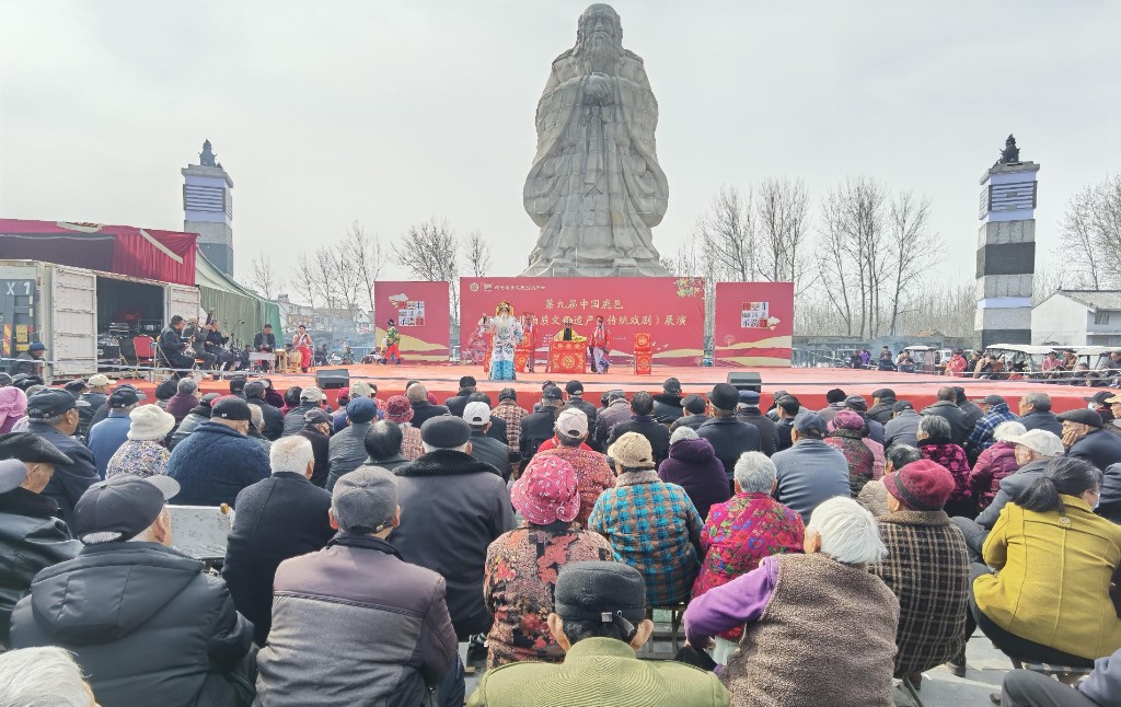 鹿邑:非遗传承文化经典 老子庙会好戏连台-大象网