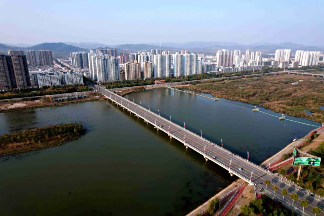 汝阳县汝河大桥开启美颜模式