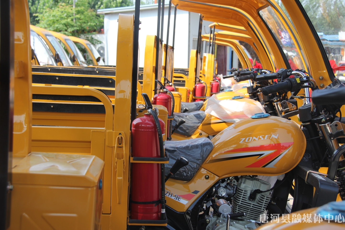 唐河县小黄车上线燃气配送安全升级