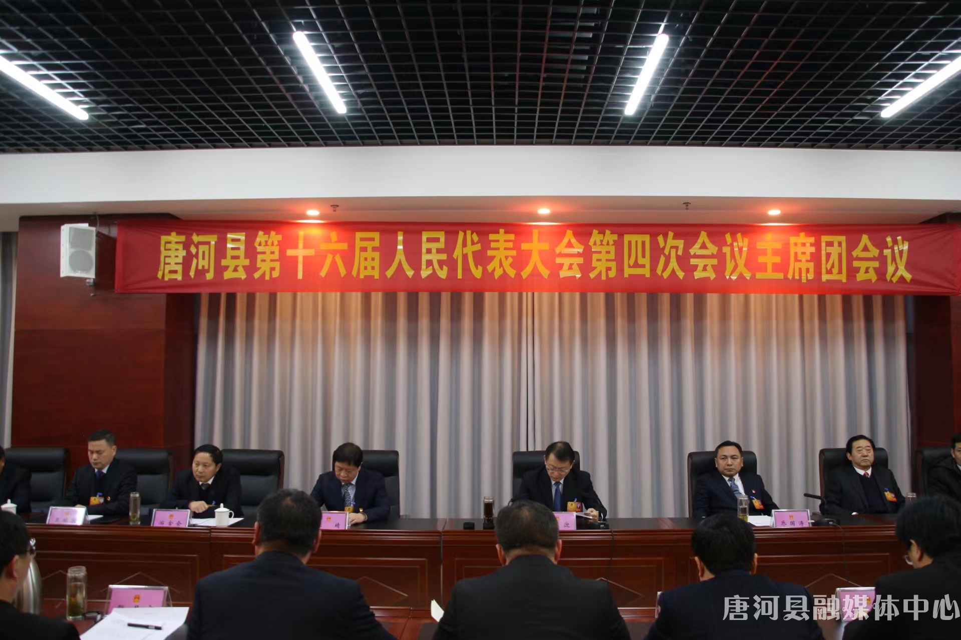 唐河县第十六届人民代表大会第四次会议举行主席团第三次会议.jpg