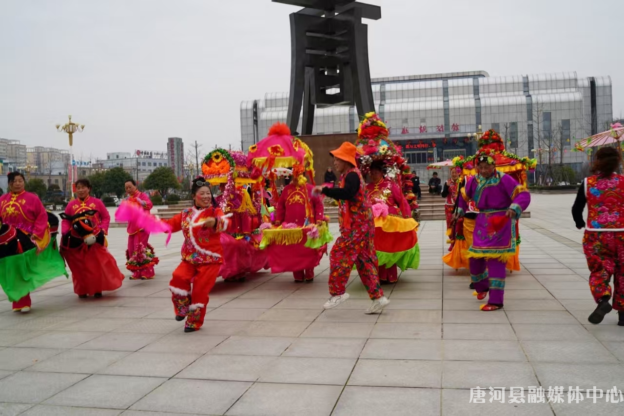 唐河县举行2025年元宵节踩街活动 (2).jpg