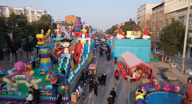 舞陽縣傳統廟會燃起城市煙火氣