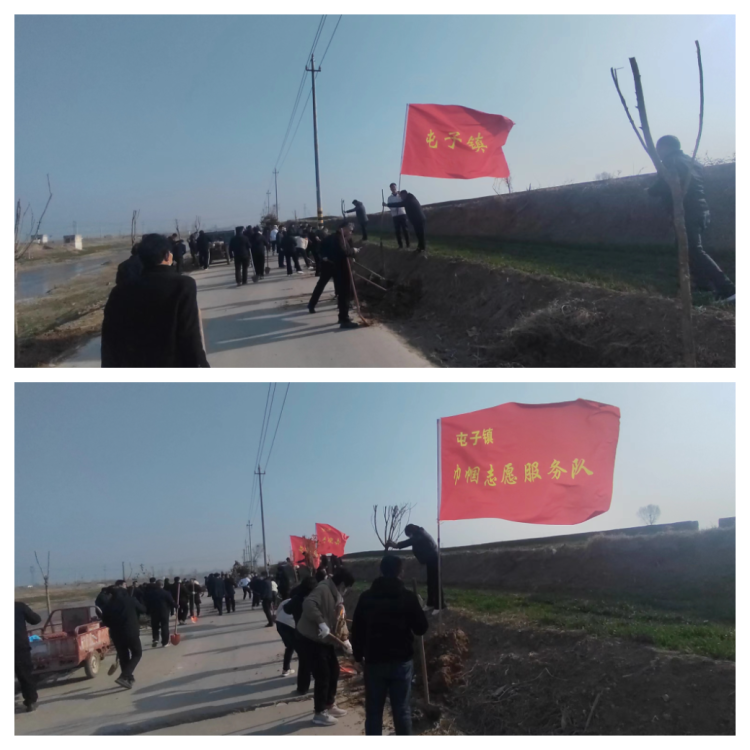 浚县屯子镇:义务植树添新绿结对共建促振兴-大象网