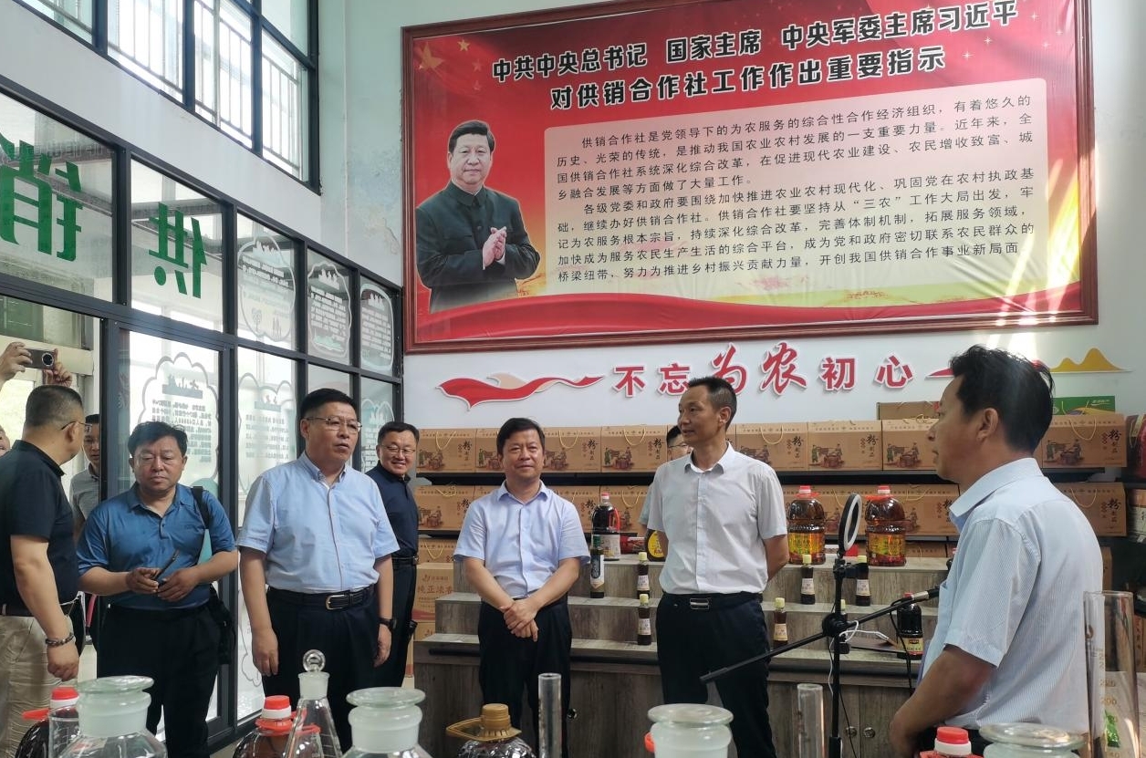山东省聊城市供销社莅临禹州市供销社考察调研
